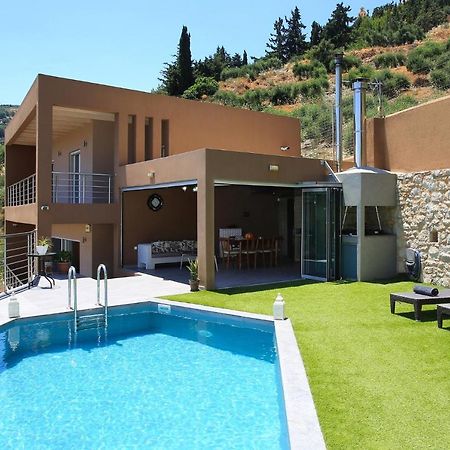 Design Villa Nicol - Heated Pool - Summer Kitchen 이라클리온 외부 사진