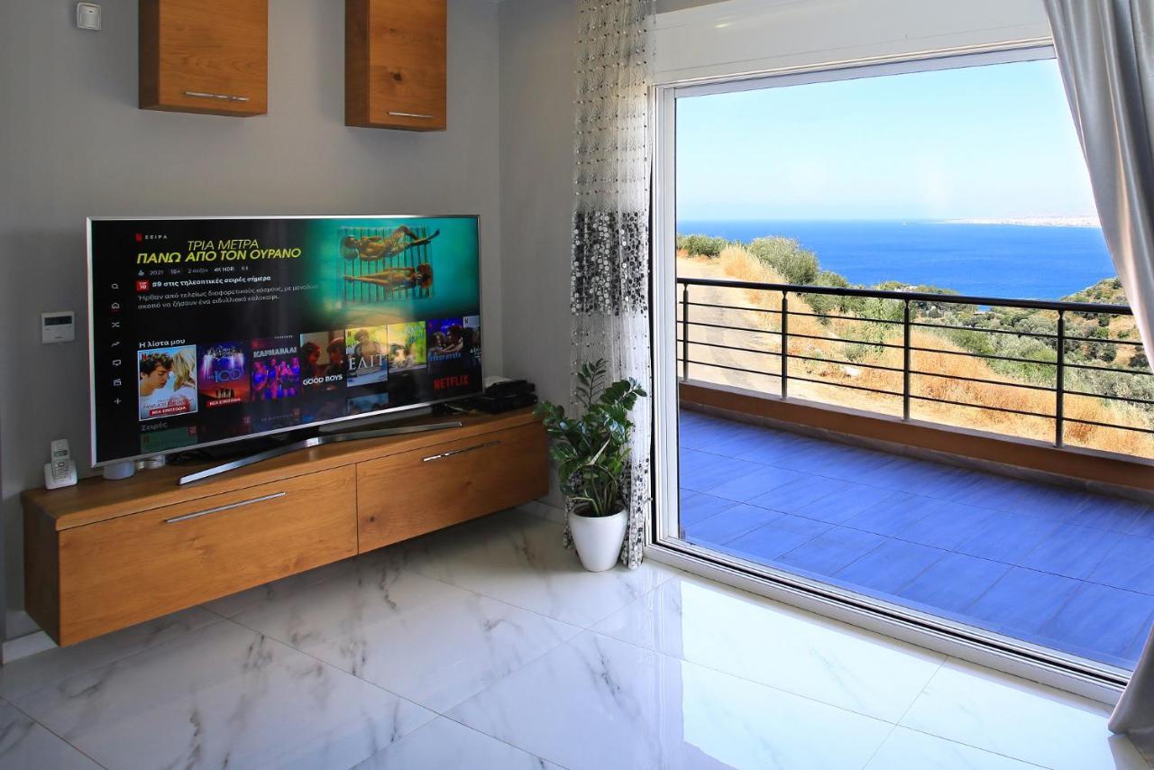 Design Villa Nicol - Heated Pool - Summer Kitchen 이라클리온 외부 사진